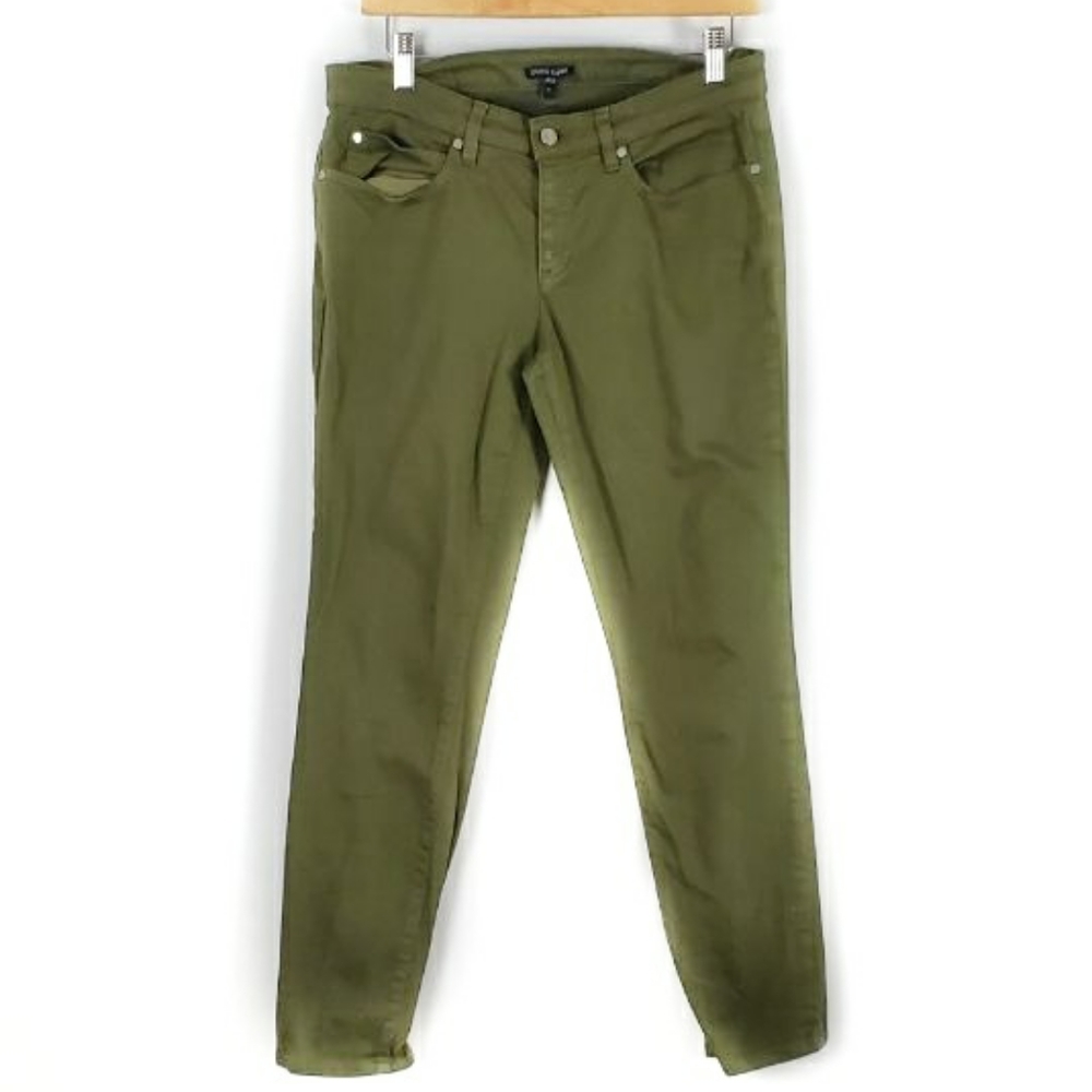 Eileen Fisher Olive Skinny Jeans Size 6